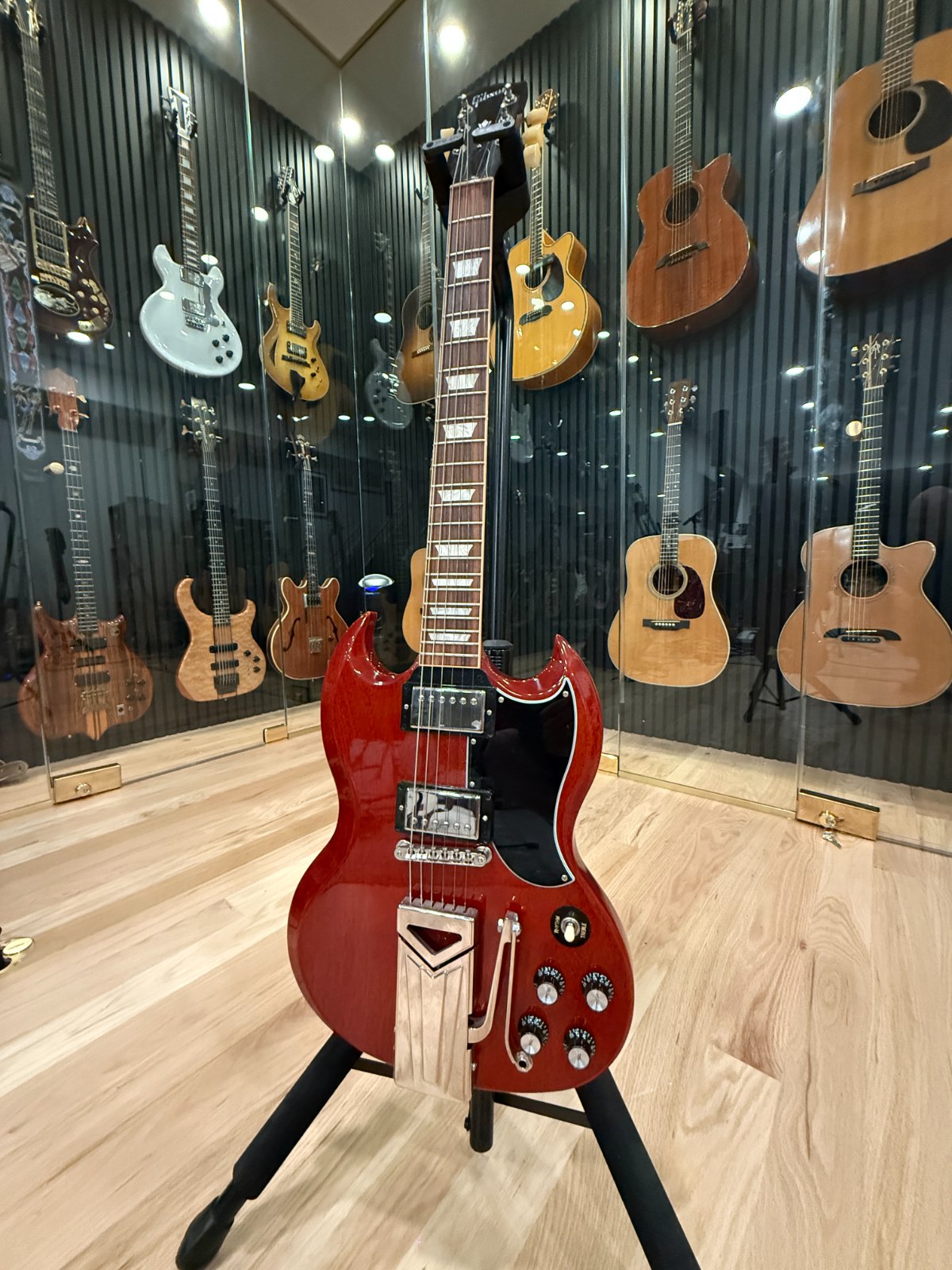 Gibson SG Standard '61 Sideways Vibrola - Vintage Cherry