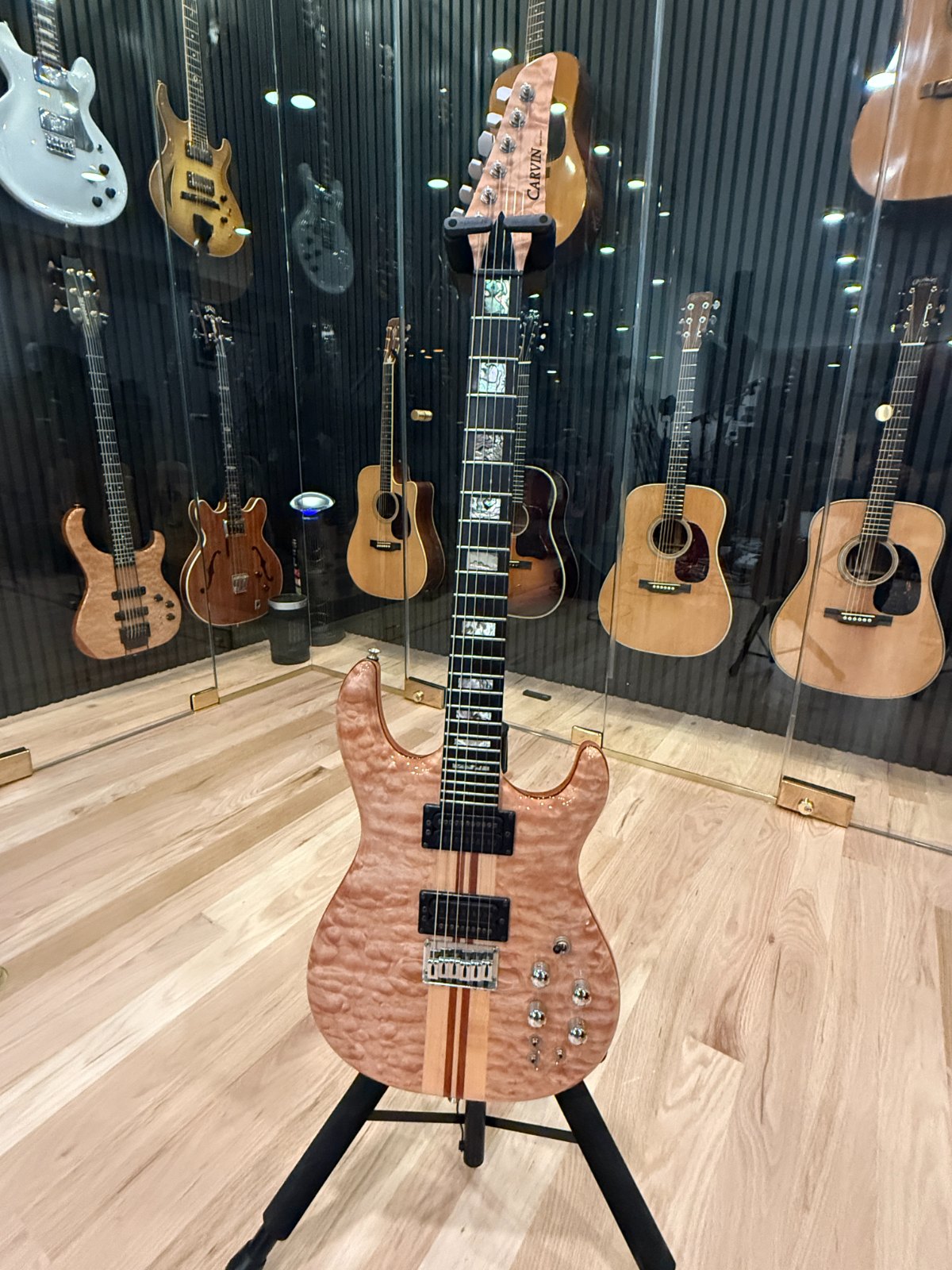 1990s Carvin DC400 Quilted Maple Natural