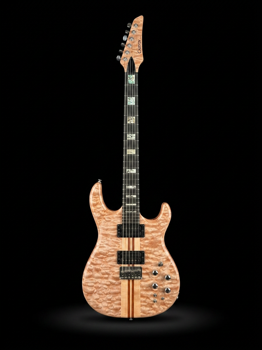 1990s Carvin DC400 Quilted Maple Natural